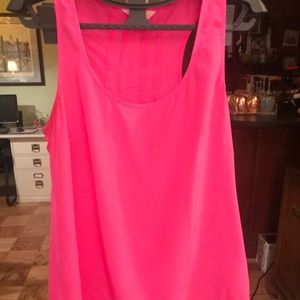 Pink Lilly 100% silk tank